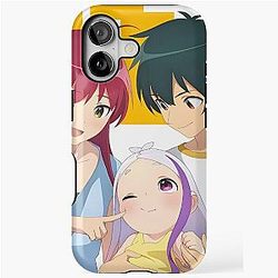 The Devil is a Part-Timer! Emilia x Sadao x Alas Ramus Family Photo iPhone Case