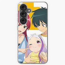 The Devil is a Part-Timer! Emilia x Sadao x Alas Ramus Family Photo Samsung Galaxy Soft Case