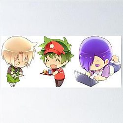 The Devil is a Part-Timer Chibi Poster