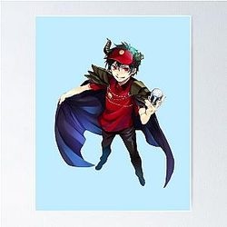 Hataraku Maou-sama Sticker - The Devil is a Part-Timer Sticker Poster
