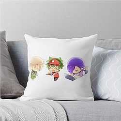 The Devil is a Part-Timer Chibi Throw Pillow
