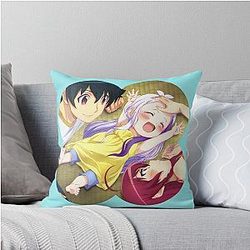 The Devil is a Part-Time Worker Anime - Clover Throw Pillow