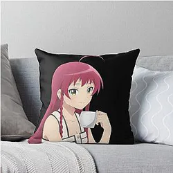 The Devil is a Part-Timer Chibi Throw Pillow