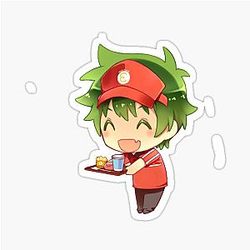 The Devil is a Part-Timer!? Sadao Maou Chibi Sticker