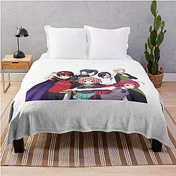 The Devil is A Part Timer Chibi Throw Blanket