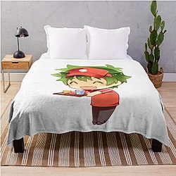 The Devil is a Part-Timer! Sado Maou Chibi Throw Blanket