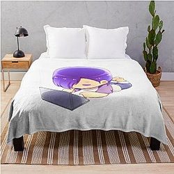 The Devil is a Part-Timer Throw Blanket
