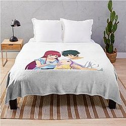 The Devil is a Part-Timer Throw Blanket