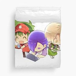 The Devil is a Part-Timer Chibi Duvet Cover