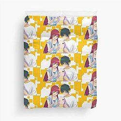 The Devil Is a Part-Time Sailor Emilia x Sadao Family Photo Duvet Cover