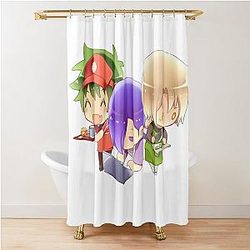 The Devil is a Part-Timer! Shower Curtain