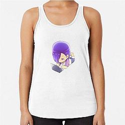 The Devil is a Part-Timer Lucifer Racerback Tank Top