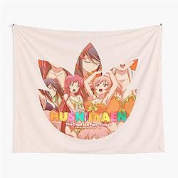 The Devil is a Part-Timer! Anime All Character Group Leaf Cut Fabric Tapestry