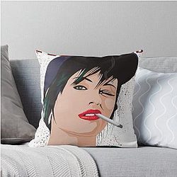 Broody Dalle - The Distillers Punk Rock Band Classic Throw Pillow