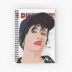 Broody Dalle - The Distillers Punk Rock Spiral Notebook