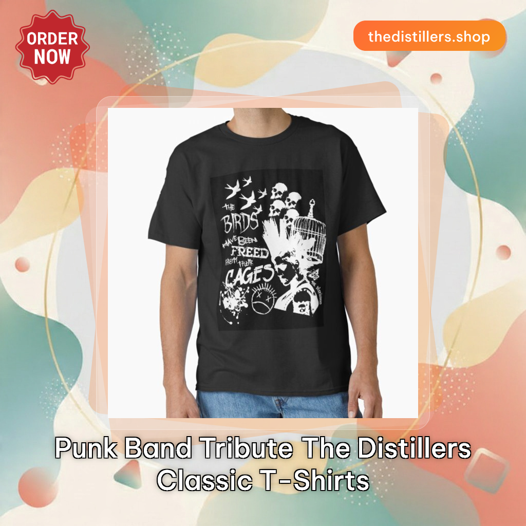 Punk band tribute The Distillers Classic T-Shirts
