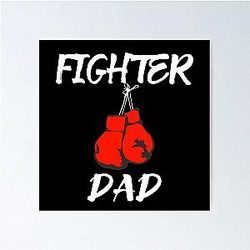 Boxing Fighter Dad Poster