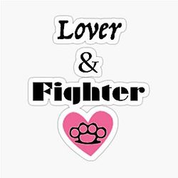Lover Fighter Sticker