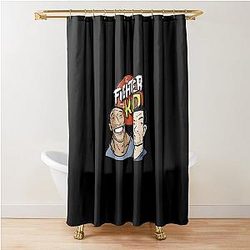The Fighter and the Kid Shower Curtain