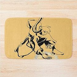 The Japanese Girl Fighter Bath Mat