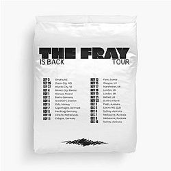 The Fray Tour Dates Duvet Cover