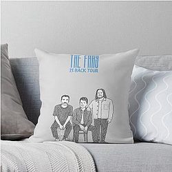 The Fray is Back Tour Drawing Throw Pillow