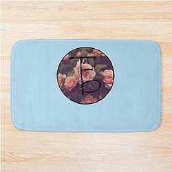 The Front Bottoms Floral Logo Classic T-Shirt Bath Mat