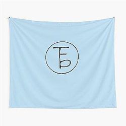 the front bottom logo Essential Tapestry