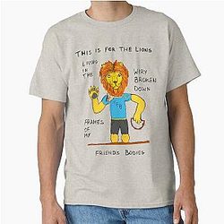 The Front Bottoms Twin Sized Mattress Lion T-Shirt