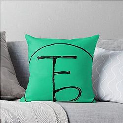 the front bottom logo essential t-shirt throw pillow