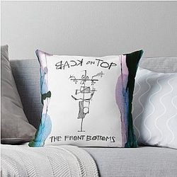 The Front Bottoms Back Top Album Cover Throw Pillow