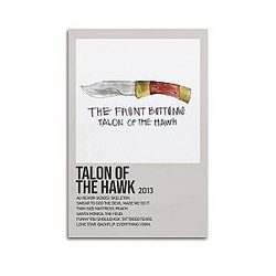 The Front Bottoms Talon of the Hawk Music Album Art Album Canvas Poster Hip Hop Music Cover Art Deco Music Decorative Poster 12x18inch (30x45cm) Unframed