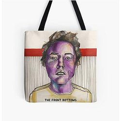 The Front Bottoms Self Titled All Over Print Tote Bag