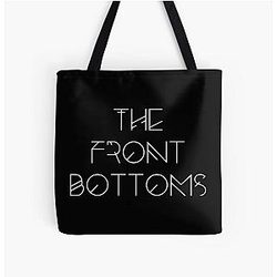 The Front Bottoms White All Over Print Tote Bag