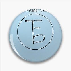 The Front Bottoms Logo & Name Classic T-Shirt Pin