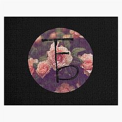 the front bottom's floral logo jigsaw puzzle