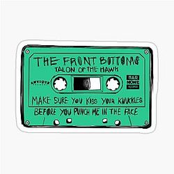 The Front Bottoms Talon Hawk Cassette Sticker