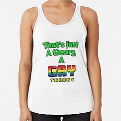 Gay Theory - Game Theory - LGBT Racerback Tank Top