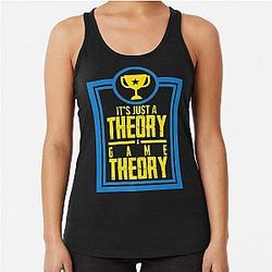 Theorist Official Slogan for Game Analysis - Gift Ideas for Theorists and Game Enthusiasts Racerback Tank Top