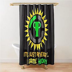 Theorist Official Slogan and Logo for Game Analysis Christmas and Birthday Party Gift Ideas for the Shower Curtain