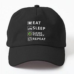 Eat Sleep Game Theory T-Shirt Dad Hat