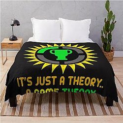 Theorist Official Slogan and Logo for Game Analysis - Christmas and Birthday Party Gift Idea for Throw Blanket