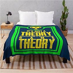 Its Just a Theory - Love Field of Study Retro Videogame Gift Throw Blanket