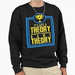 Theorist Official Slogan For Game Analysis Christmas Gift Ideas for Theorists and Nerds Pullover Sweatshirt