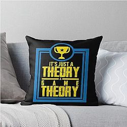 It's a Game Theory Official Slogan Gifts for Lovers and Fans Throw Pillow