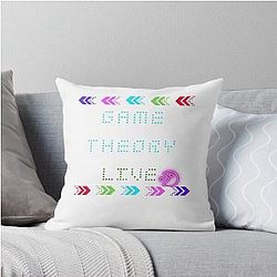 Game Theory Live Throw Pillow