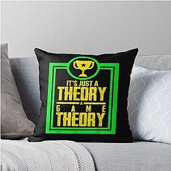 It's Just a Theory Love Field Study Retro Videogame Gift Throw Pillow