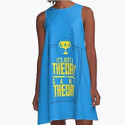 It's Just a Theory A Game  Official Slogan Gifts for Lovers and Fans Classic A-Line Dress
