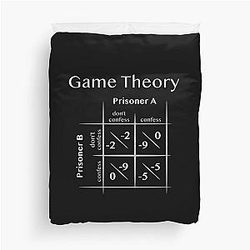Game Theory - Prisoner's Dilemma Duvet Cover