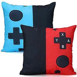 Gamer Gifts for Teen Boys - Lumbar Throw Pillow Cases Game Room Decor
